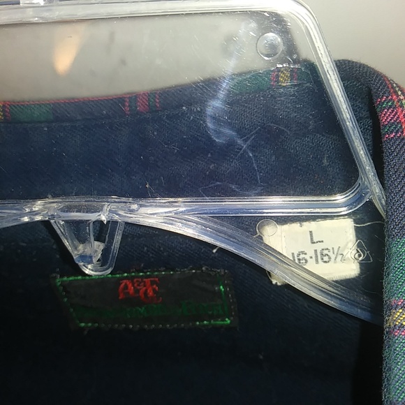 A&F HUNT SHOULDER PLAID LONG SLEEVE BUTTON UP #6 - Picture 4 of 4